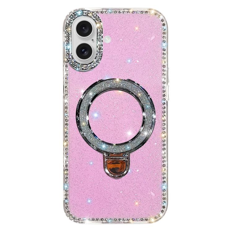 Coque de téléphone IMD double face à strass pailletés avec béquille, Pour iPhone 17 Pro Max, Pour iPhone 17 Pro, Pour iPhone 17, Pour iPhone Air, Pour iPhone 16 Pro Max, Pour iPhone 16 Pro, Pour iPhone 16 Plus, Pour iPhone 16