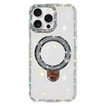 Coque de téléphone IMD double face à strass pailletés avec béquille, Pour iPhone 17 Pro Max, Pour iPhone 17 Pro, Pour iPhone 17, Pour iPhone Air, Pour iPhone 16 Pro Max, Pour iPhone 16 Pro, Pour iPhone 16 Plus, Pour iPhone 16
