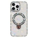 Coque de téléphone IMD double face à strass pailletés avec béquille, Pour iPhone 17 Pro Max, Pour iPhone 17 Pro, Pour iPhone 17, Pour iPhone Air, Pour iPhone 16 Pro Max, Pour iPhone 16 Pro, Pour iPhone 16 Plus, Pour iPhone 16