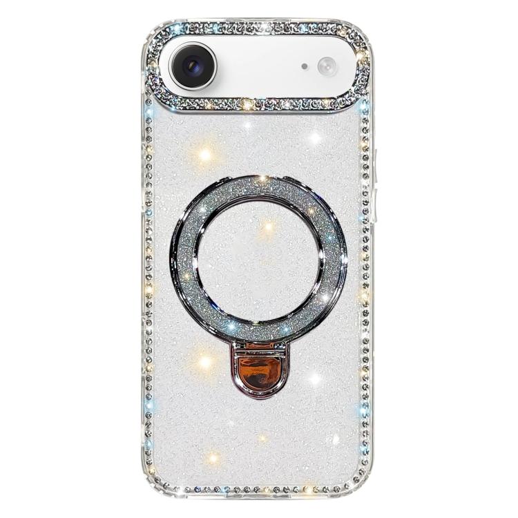 Coque de téléphone IMD double face à strass pailletés avec béquille, Pour iPhone 17 Pro Max, Pour iPhone 17 Pro, Pour iPhone 17, Pour iPhone Air, Pour iPhone 16 Pro Max, Pour iPhone 16 Pro, Pour iPhone 16 Plus, Pour iPhone 16