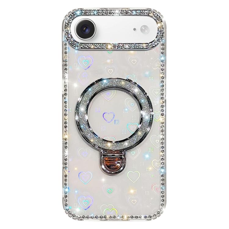 Coque de téléphone IMD double face à strass pailletés avec béquille, Pour iPhone 17 Pro Max, Pour iPhone 17 Pro, Pour iPhone 17, Pour iPhone Air, Pour iPhone 16 Pro Max, Pour iPhone 16 Pro, Pour iPhone 16 Plus, Pour iPhone 16
