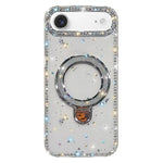 Coque de téléphone IMD double face à strass pailletés avec béquille, Pour iPhone 17 Pro Max, Pour iPhone 17 Pro, Pour iPhone 17, Pour iPhone Air, Pour iPhone 16 Pro Max, Pour iPhone 16 Pro, Pour iPhone 16 Plus, Pour iPhone 16
