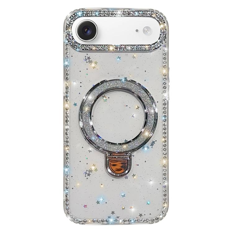 Coque de téléphone IMD double face à strass pailletés avec béquille, Pour iPhone 17 Pro Max, Pour iPhone 17 Pro, Pour iPhone 17, Pour iPhone Air, Pour iPhone 16 Pro Max, Pour iPhone 16 Pro, Pour iPhone 16 Plus, Pour iPhone 16