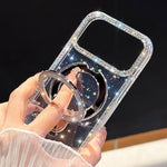 Coque de téléphone IMD double face à strass pailletés avec béquille, Pour iPhone 17 Pro Max, Pour iPhone 17 Pro, Pour iPhone 17, Pour iPhone Air, Pour iPhone 16 Pro Max, Pour iPhone 16 Pro, Pour iPhone 16 Plus, Pour iPhone 16