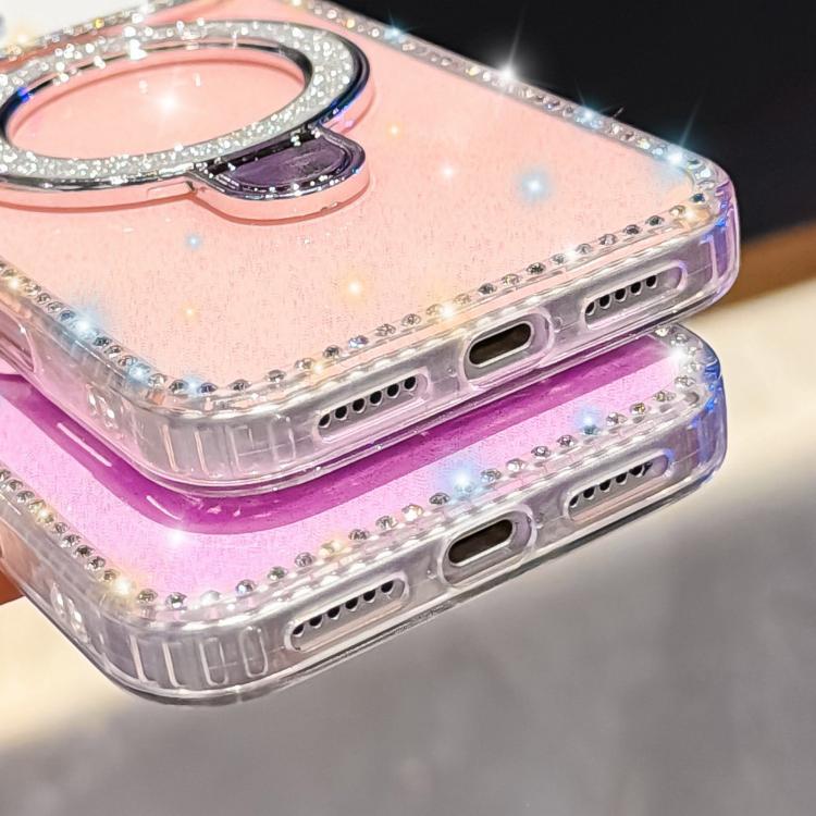 Coque de téléphone IMD double face à strass pailletés avec béquille, Pour iPhone 15 Pro Max, Pour iPhone 15 Pro, Pour iPhone 15, Pour iPhone 14, Pour iPhone 14 Pro, Pour iPhone 14 Pro Max, Pour iPhone 13 Pro Max, Pour iPhone 13 Pro
