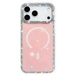 Coque de téléphone magnétique hybride en TPU PC IMD double face avec strass, Pour iPhone 17 Pro Max, Pour iPhone 17 Pro, Pour iPhone 17, Pour iPhone Air, Pour iPhone 16 Pro Max, Pour iPhone 16 Pro, Pour iPhone 16 Plus, Pour iPhone 16
