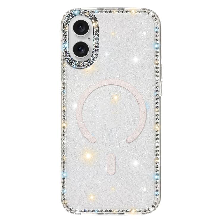 Coque de téléphone magnétique hybride en TPU PC IMD double face avec strass, Pour iPhone 17 Pro Max, Pour iPhone 17 Pro, Pour iPhone 17, Pour iPhone Air, Pour iPhone 16 Pro Max, Pour iPhone 16 Pro, Pour iPhone 16 Plus, Pour iPhone 16