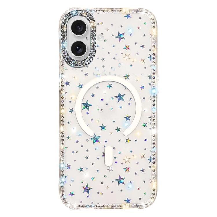 Coque de téléphone magnétique hybride en TPU PC IMD double face avec strass, Pour iPhone 17 Pro Max, Pour iPhone 17 Pro, Pour iPhone 17, Pour iPhone Air, Pour iPhone 16 Pro Max, Pour iPhone 16 Pro, Pour iPhone 16 Plus, Pour iPhone 16