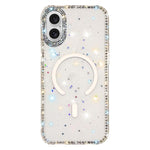 Coque de téléphone magnétique hybride en TPU PC IMD double face avec strass, Pour iPhone 17 Pro Max, Pour iPhone 17 Pro, Pour iPhone 17, Pour iPhone Air, Pour iPhone 16 Pro Max, Pour iPhone 16 Pro, Pour iPhone 16 Plus, Pour iPhone 16