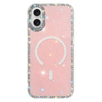 Coque de téléphone magnétique hybride en TPU PC IMD double face avec strass, Pour iPhone 17 Pro Max, Pour iPhone 17 Pro, Pour iPhone 17, Pour iPhone Air, Pour iPhone 16 Pro Max, Pour iPhone 16 Pro, Pour iPhone 16 Plus, Pour iPhone 16