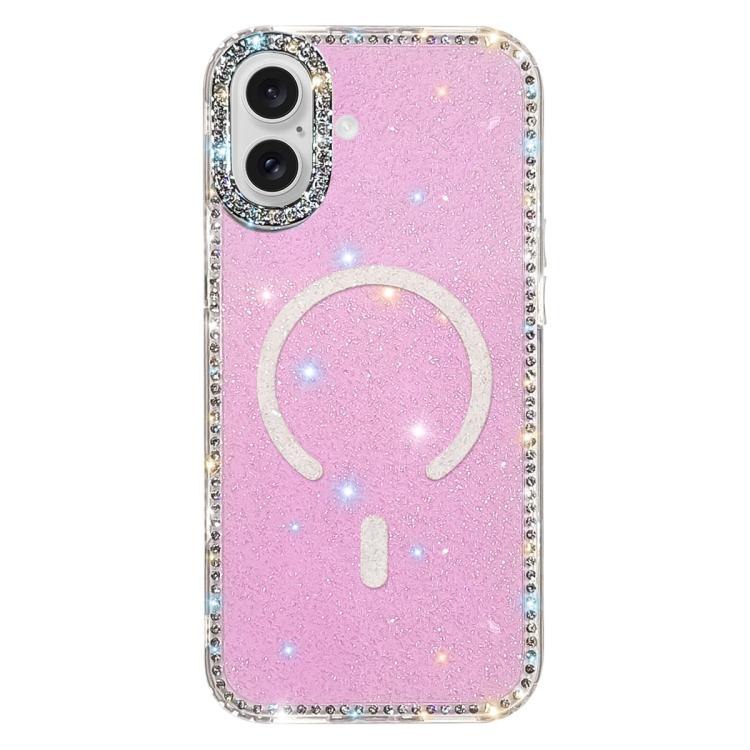 Coque de téléphone magnétique hybride en TPU PC IMD double face avec strass, Pour iPhone 17 Pro Max, Pour iPhone 17 Pro, Pour iPhone 17, Pour iPhone Air, Pour iPhone 16 Pro Max, Pour iPhone 16 Pro, Pour iPhone 16 Plus, Pour iPhone 16