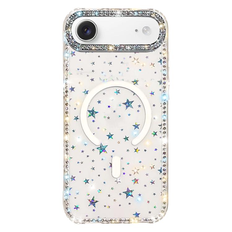 Coque de téléphone magnétique hybride en TPU PC IMD double face avec strass, Pour iPhone 17 Pro Max, Pour iPhone 17 Pro, Pour iPhone 17, Pour iPhone Air, Pour iPhone 16 Pro Max, Pour iPhone 16 Pro, Pour iPhone 16 Plus, Pour iPhone 16