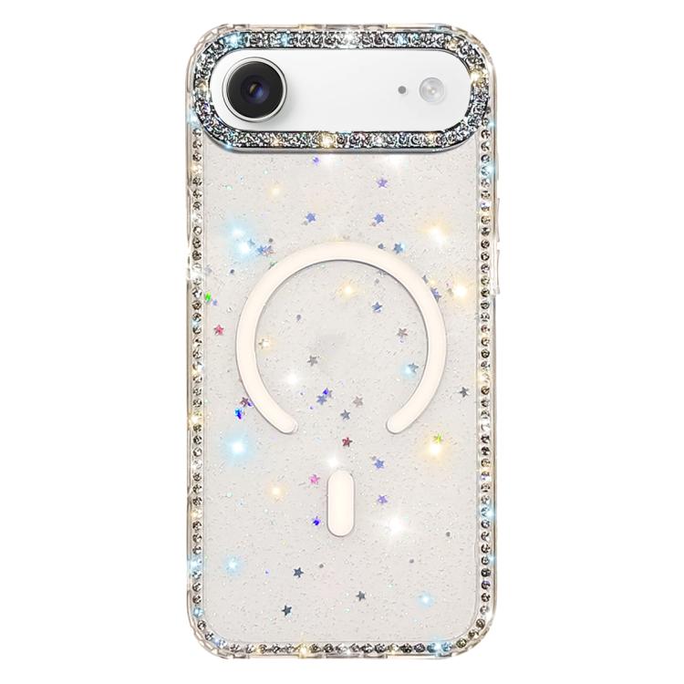 Coque de téléphone magnétique hybride en TPU PC IMD double face avec strass, Pour iPhone 17 Pro Max, Pour iPhone 17 Pro, Pour iPhone 17, Pour iPhone Air, Pour iPhone 16 Pro Max, Pour iPhone 16 Pro, Pour iPhone 16 Plus, Pour iPhone 16