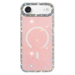 Coque de téléphone magnétique hybride en TPU PC IMD double face avec strass, Pour iPhone 17 Pro Max, Pour iPhone 17 Pro, Pour iPhone 17, Pour iPhone Air, Pour iPhone 16 Pro Max, Pour iPhone 16 Pro, Pour iPhone 16 Plus, Pour iPhone 16