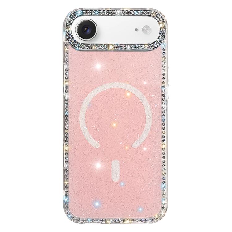 Coque de téléphone magnétique hybride en TPU PC IMD double face avec strass, Pour iPhone 17 Pro Max, Pour iPhone 17 Pro, Pour iPhone 17, Pour iPhone Air, Pour iPhone 16 Pro Max, Pour iPhone 16 Pro, Pour iPhone 16 Plus, Pour iPhone 16