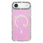 Coque de téléphone magnétique hybride en TPU PC IMD double face avec strass, Pour iPhone 17 Pro Max, Pour iPhone 17 Pro, Pour iPhone 17, Pour iPhone Air, Pour iPhone 16 Pro Max, Pour iPhone 16 Pro, Pour iPhone 16 Plus, Pour iPhone 16