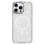 Coque de téléphone magnétique hybride en TPU PC IMD double face avec strass, Pour iPhone 17 Pro Max, Pour iPhone 17 Pro, Pour iPhone 17, Pour iPhone Air, Pour iPhone 16 Pro Max, Pour iPhone 16 Pro, Pour iPhone 16 Plus, Pour iPhone 16
