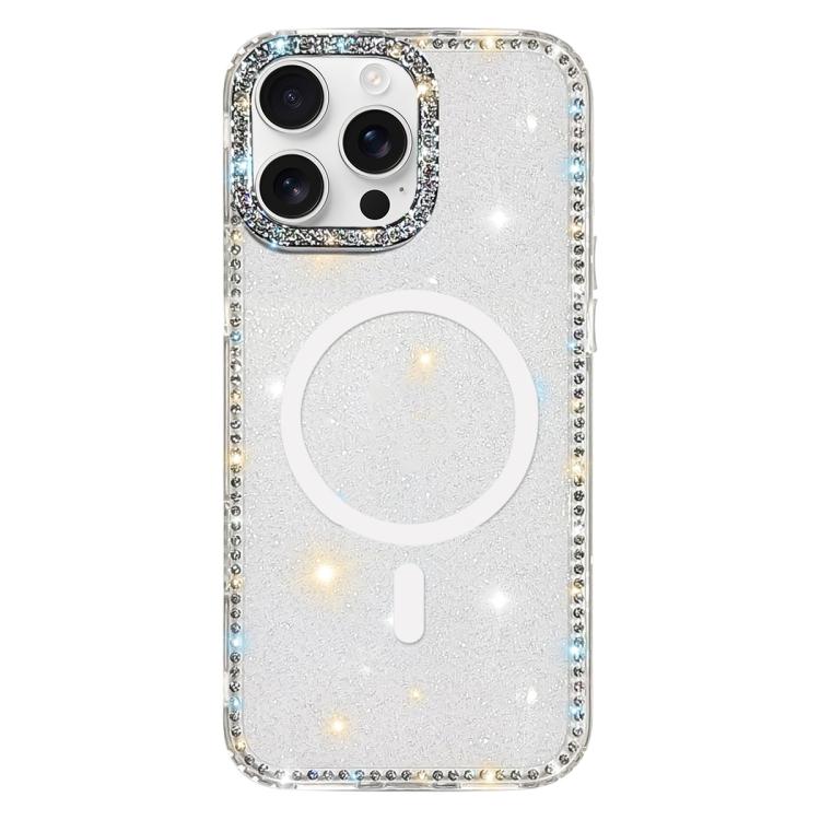 Coque de téléphone magnétique hybride en TPU PC IMD double face avec strass, Pour iPhone 17 Pro Max, Pour iPhone 17 Pro, Pour iPhone 17, Pour iPhone Air, Pour iPhone 16 Pro Max, Pour iPhone 16 Pro, Pour iPhone 16 Plus, Pour iPhone 16