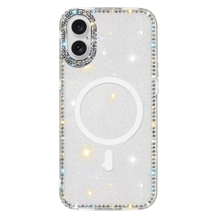 Coque de téléphone magnétique hybride en TPU PC IMD double face avec strass, Pour iPhone 17 Pro Max, Pour iPhone 17 Pro, Pour iPhone 17, Pour iPhone Air, Pour iPhone 16 Pro Max, Pour iPhone 16 Pro, Pour iPhone 16 Plus, Pour iPhone 16