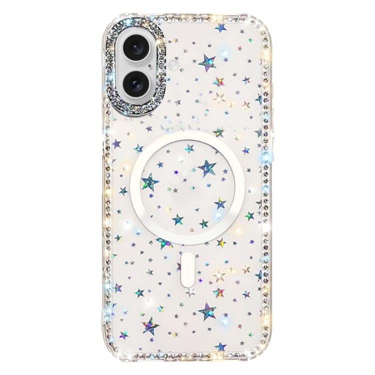 Coque de téléphone magnétique hybride en TPU PC IMD double face avec strass, Pour iPhone 17 Pro Max, Pour iPhone 17 Pro, Pour iPhone 17, Pour iPhone Air, Pour iPhone 16 Pro Max, Pour iPhone 16 Pro, Pour iPhone 16 Plus, Pour iPhone 16