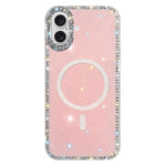 Coque de téléphone magnétique hybride en TPU PC IMD double face avec strass, Pour iPhone 17 Pro Max, Pour iPhone 17 Pro, Pour iPhone 17, Pour iPhone Air, Pour iPhone 16 Pro Max, Pour iPhone 16 Pro, Pour iPhone 16 Plus, Pour iPhone 16
