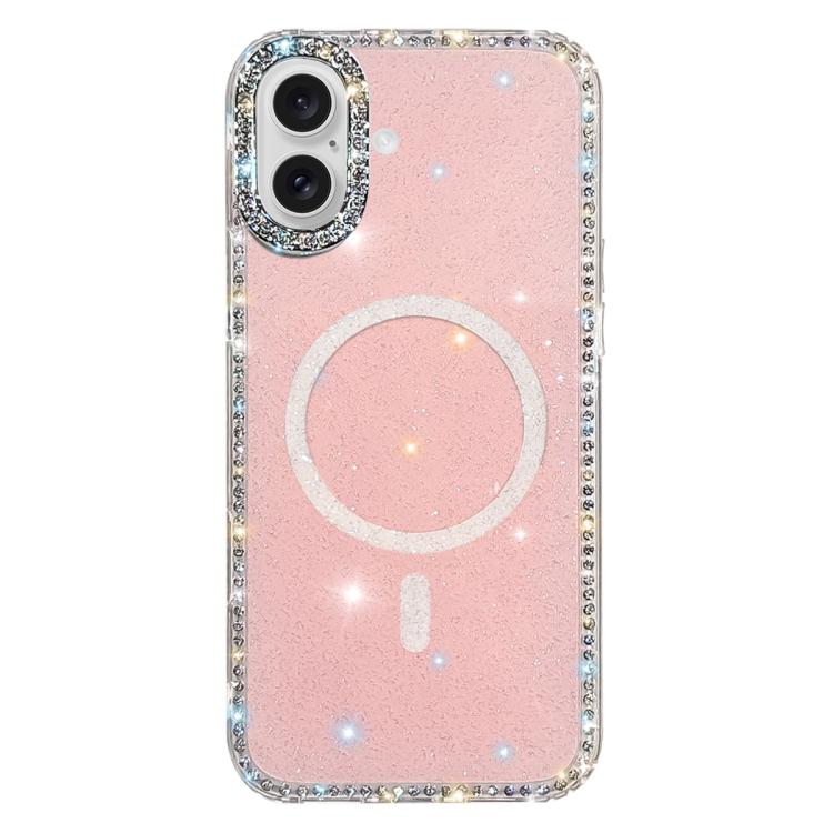 Coque de téléphone magnétique hybride en TPU PC IMD double face avec strass, Pour iPhone 17 Pro Max, Pour iPhone 17 Pro, Pour iPhone 17, Pour iPhone Air, Pour iPhone 16 Pro Max, Pour iPhone 16 Pro, Pour iPhone 16 Plus, Pour iPhone 16
