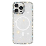 Coque de téléphone magnétique hybride en TPU PC IMD double face à strass, pour iPhone 15 Pro Max, pour iPhone 15 Pro, pour iPhone 15, pour iPhone 14, pour iPhone 14 Pro, pour iPhone 14 Pro Max, pour iPhone 13 Pro Max, pour iPhone 13 Pro