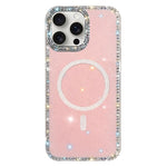 Coque de téléphone magnétique hybride en TPU PC IMD double face à strass, pour iPhone 15 Pro Max, pour iPhone 15 Pro, pour iPhone 15, pour iPhone 14, pour iPhone 14 Pro, pour iPhone 14 Pro Max, pour iPhone 13 Pro Max, pour iPhone 13 Pro