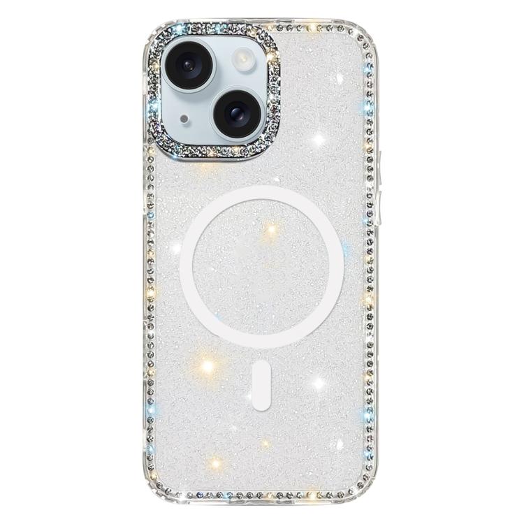 Coque de téléphone magnétique hybride en TPU PC IMD double face à strass, pour iPhone 15 Pro Max, pour iPhone 15 Pro, pour iPhone 15, pour iPhone 14, pour iPhone 14 Pro, pour iPhone 14 Pro Max, pour iPhone 13 Pro Max, pour iPhone 13 Pro