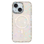 Coque de téléphone magnétique hybride en TPU PC IMD double face à strass, pour iPhone 15 Pro Max, pour iPhone 15 Pro, pour iPhone 15, pour iPhone 14, pour iPhone 14 Pro, pour iPhone 14 Pro Max, pour iPhone 13 Pro Max, pour iPhone 13 Pro