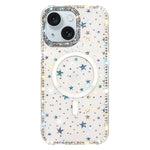 Coque de téléphone magnétique hybride en TPU PC IMD double face à strass, pour iPhone 15 Pro Max, pour iPhone 15 Pro, pour iPhone 15, pour iPhone 14, pour iPhone 14 Pro, pour iPhone 14 Pro Max, pour iPhone 13 Pro Max, pour iPhone 13 Pro