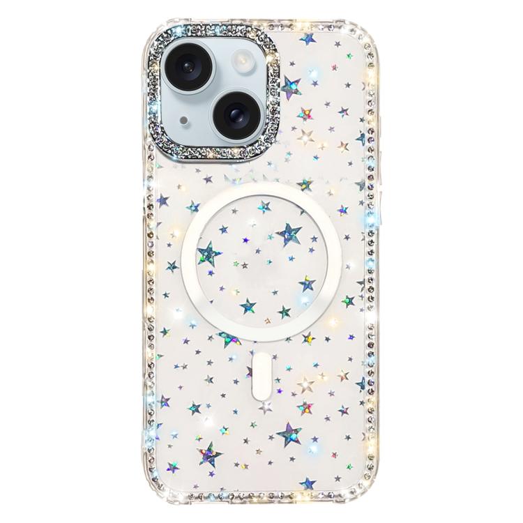 Coque de téléphone magnétique hybride en TPU PC IMD double face à strass, pour iPhone 15 Pro Max, pour iPhone 15 Pro, pour iPhone 15, pour iPhone 14, pour iPhone 14 Pro, pour iPhone 14 Pro Max, pour iPhone 13 Pro Max, pour iPhone 13 Pro