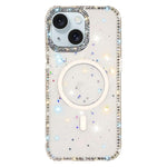 Coque de téléphone magnétique hybride en TPU PC IMD double face à strass, pour iPhone 15 Pro Max, pour iPhone 15 Pro, pour iPhone 15, pour iPhone 14, pour iPhone 14 Pro, pour iPhone 14 Pro Max, pour iPhone 13 Pro Max, pour iPhone 13 Pro