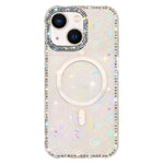 Coque de téléphone magnétique hybride en TPU PC IMD double face à strass, pour iPhone 15 Pro Max, pour iPhone 15 Pro, pour iPhone 15, pour iPhone 14, pour iPhone 14 Pro, pour iPhone 14 Pro Max, pour iPhone 13 Pro Max, pour iPhone 13 Pro