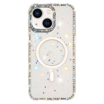 Coque de téléphone magnétique hybride en TPU PC IMD double face à strass, pour iPhone 15 Pro Max, pour iPhone 15 Pro, pour iPhone 15, pour iPhone 14, pour iPhone 14 Pro, pour iPhone 14 Pro Max, pour iPhone 13 Pro Max, pour iPhone 13 Pro