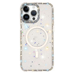 Coque de téléphone magnétique hybride en TPU PC IMD double face à strass, pour iPhone 15 Pro Max, pour iPhone 15 Pro, pour iPhone 15, pour iPhone 14, pour iPhone 14 Pro, pour iPhone 14 Pro Max, pour iPhone 13 Pro Max, pour iPhone 13 Pro