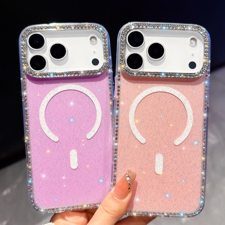 Coque de téléphone magnétique hybride en TPU PC IMD double face avec strass, Pour iPhone 17 Pro Max, Pour iPhone 17 Pro, Pour iPhone 17, Pour iPhone Air, Pour iPhone 16 Pro Max, Pour iPhone 16 Pro, Pour iPhone 16 Plus, Pour iPhone 16