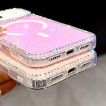 Coque de téléphone magnétique hybride en TPU PC IMD double face avec strass, Pour iPhone 17 Pro Max, Pour iPhone 17 Pro, Pour iPhone 17, Pour iPhone Air, Pour iPhone 16 Pro Max, Pour iPhone 16 Pro, Pour iPhone 16 Plus, Pour iPhone 16