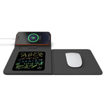Tapis de souris chargeur sans fil magnétique pliable multifonctionnel U39 15W
