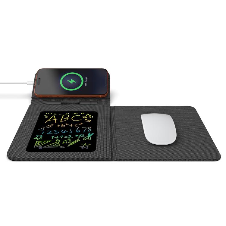 Tapis de souris chargeur sans fil magnétique pliable multifonctionnel U39 15W