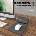 Tapis de souris chargeur sans fil magnétique pliable multifonctionnel U39 15W