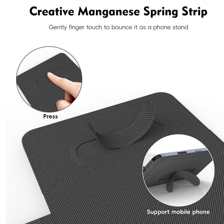Tapis de souris chargeur sans fil magnétique pliable multifonctionnel U39 15W