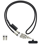 Câble de charge multifonctionnel MOCOME W3 Type-C vers Type-C, cordon de téléphone réglable en bandoulière