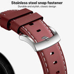 xDfind Composite Cowhide Texture Vegan Leather Watch Band, 18mm For Huawei Watch GT 6 41mm, 20mm, 22mm