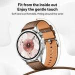 xDfind Composite Cowhide Texture Vegan Leather Watch Band, 18mm For Huawei Watch GT 6 41mm, 20mm, 22mm
