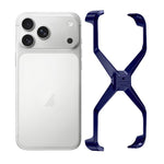 Coque de téléphone en métal sans cadre en forme de X, pour iPhone 17 Pro Max, pour iPhone 17 Pro