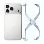 Coque de téléphone en métal sans cadre en forme de X, pour iPhone 17 Pro Max, pour iPhone 17 Pro