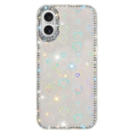 Étui de téléphone hybride TPU PC IMD double face en strass, Pour iPhone 17 Pro Max, Pour iPhone 17 Pro, Pour iPhone 17, Pour iPhone Air, Pour iPhone 16 Pro Max, Pour iPhone 16 Pro, Pour iPhone 16 Plus, Pour iPhone 16