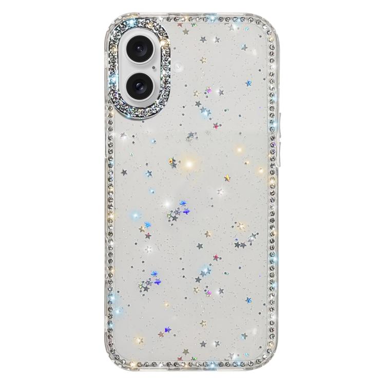 Étui de téléphone hybride TPU PC IMD double face en strass, Pour iPhone 17 Pro Max, Pour iPhone 17 Pro, Pour iPhone 17, Pour iPhone Air, Pour iPhone 16 Pro Max, Pour iPhone 16 Pro, Pour iPhone 16 Plus, Pour iPhone 16