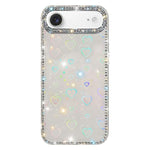 Étui de téléphone hybride TPU PC IMD double face en strass, Pour iPhone 17 Pro Max, Pour iPhone 17 Pro, Pour iPhone 17, Pour iPhone Air, Pour iPhone 16 Pro Max, Pour iPhone 16 Pro, Pour iPhone 16 Plus, Pour iPhone 16